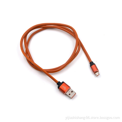 Yijiashishang September Wholesale Micro Usb Cable Braided 1M CE Certification High Speed 2A Data Cables For Smart Phone